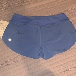 Lululemon Blue Nile speed up low rise 2.5 inch shorts